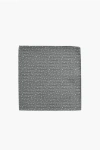 Corneliani Patterned Silk Pocket Square In Gray