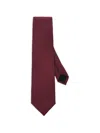 Corneliani Patterned Silk Tie In Red