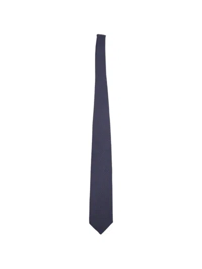 Corneliani Patterned Tie In Black