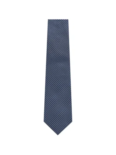 Corneliani Patterned Tie In Blue
