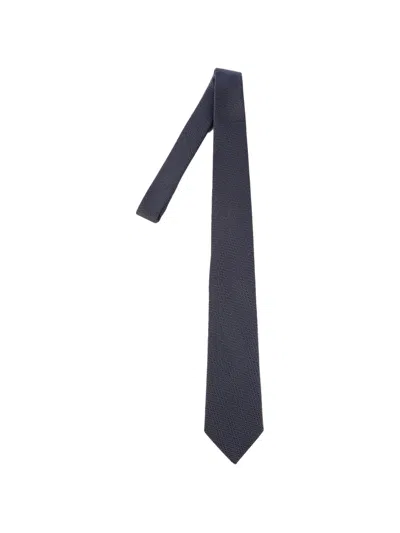 Corneliani Patterned Tie In Blue