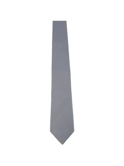 Corneliani Patterned Tie In Gray