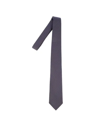 Corneliani Patterned Tie In Purple