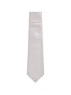 Corneliani Patterned Tie In White