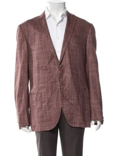 Pre-owned Corneliani Peacoat In Brown