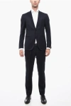 Corneliani Peak Lapel Cerimonia Academy Virgin Wool Suit