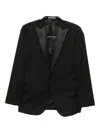 Corneliani Peak-lapel Suit In Black