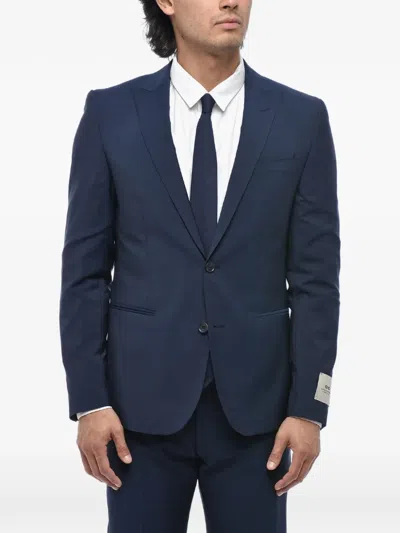 Corneliani Peak-lapel Single-breasted Suit In Animal Print