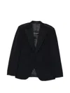 Corneliani Peak-lapel Single-breasted Suit In Black