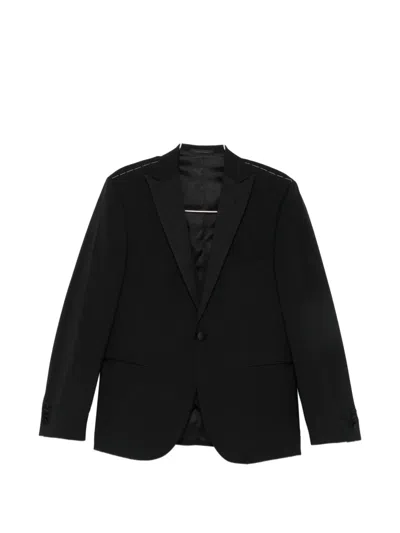 Corneliani Peak-lapel Suit (set Of Three) In Black