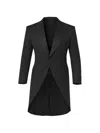 Corneliani Peak-lapel Wool Tailcoat In Black