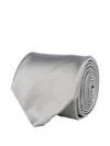 Corneliani Pearl Tie In Silver