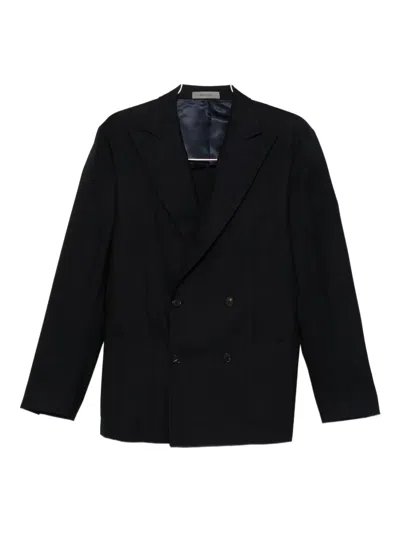 CORNELIANI PINSTRIPE DOUBLE-BREASTED JACKET