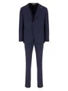 Corneliani Single-breasted Suit In Blue