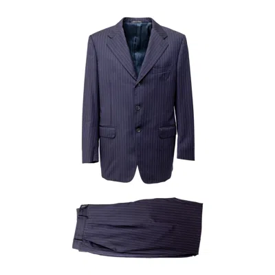 Pre-owned Corneliani Pinstripe Suit - '00s In Black