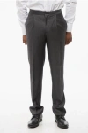 Corneliani Pinstriped Mantua Virgin Wool Pants Grösse 50