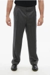 Corneliani Cc Brothers Pinstriped Virgin Wool Pants