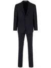 Corneliani Pinstriped Suit In Blue