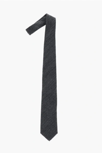 Corneliani Plain Herringbone Two-tone Tie