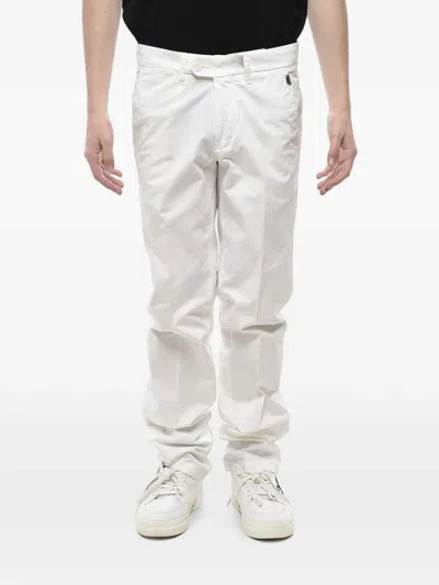 Corneliani Plaque-detail Trousers In White