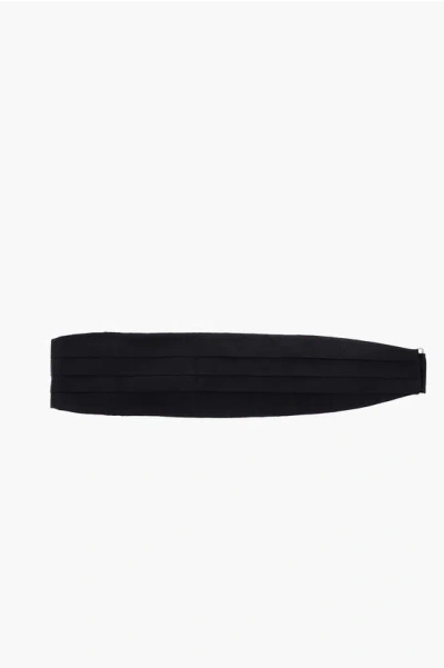 Corneliani Pleated Silk Cummerbund