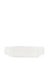 Corneliani Pleated Silk Cummerbund In White