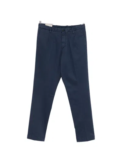 Corneliani Pleated Trousers In Blue