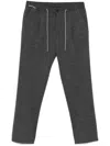 Corneliani Check-pattern Trousers In Grey