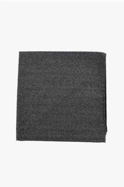 Corneliani Pointed Silk Pocket Square