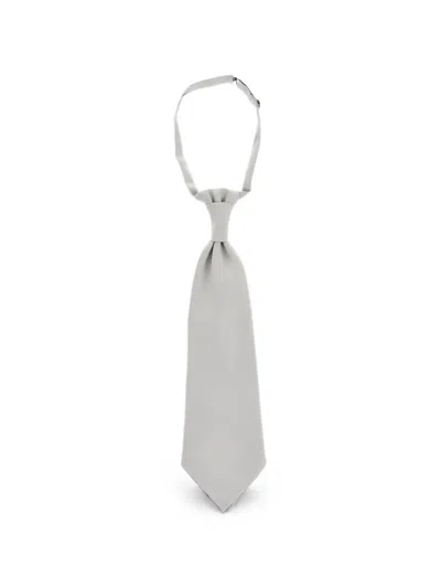 Corneliani Pointed-tip Ascot Tie In Gray