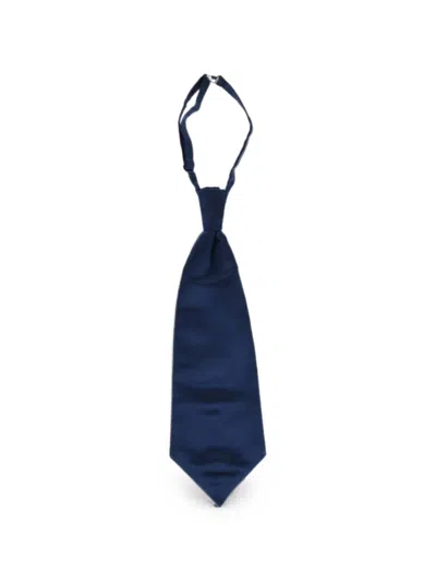 Corneliani Pointed-tip Tie In Blue