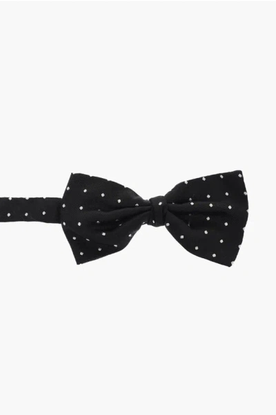 Corneliani Polka Dot Patterned Silk Bow Tie