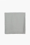 Corneliani Polka Dots Silk Pocket Square In Gray