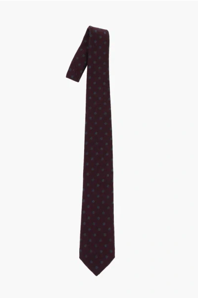 Corneliani Polka Dots Wool Tie