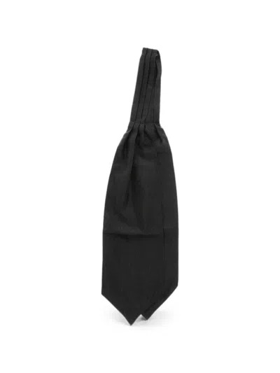 Corneliani Polka-dot Silk Tie In Black
