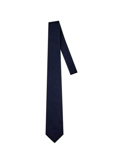 Corneliani Polka-dot Tie In Blue