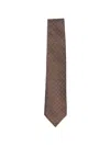 Corneliani Polka-dot Tie In Brown