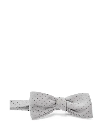 Corneliani Polka-dotbow Tie In Gray