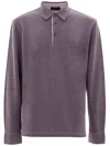 Corneliani Purple Cotton Polo Shirt