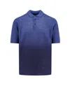Corneliani Polo Shirt In Blue