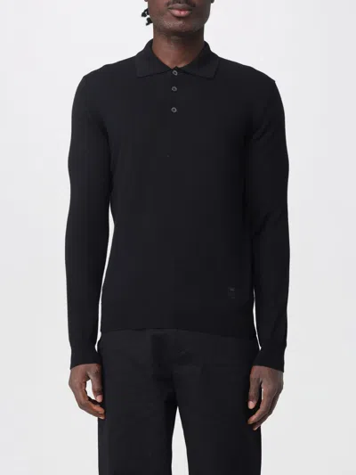 Corneliani Polo Shirt  Men Color Black