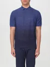 Corneliani Polo Shirt  Men Color Blue