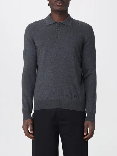 Corneliani Polo Shirt  Men Color Grey In Gray