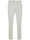 Corneliani Pressed-crease Trousers In 灰色