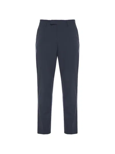 Corneliani Pressed-crease Trousers In Blue