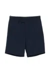 Corneliani Pressed-crease Shorts In Blue