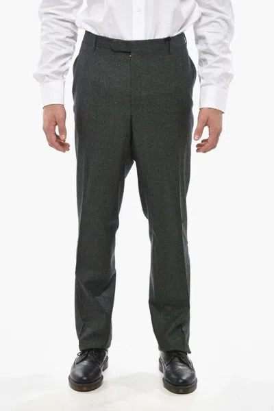 Corneliani Pressed-crease Tailored Trousers In Grey