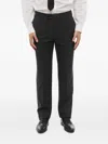 Corneliani Pressed-crease Trousers In Black