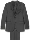 Corneliani Single-breasted Virgin-wool Suit In 灰色
