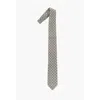 Corneliani Printed Silk And Flax Tie